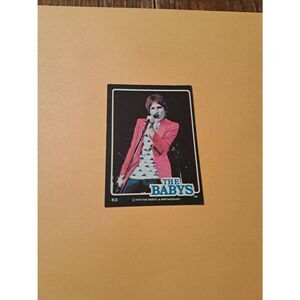 Vintage 1979 The Babys Trading Card #63 London Rock Band Collectible